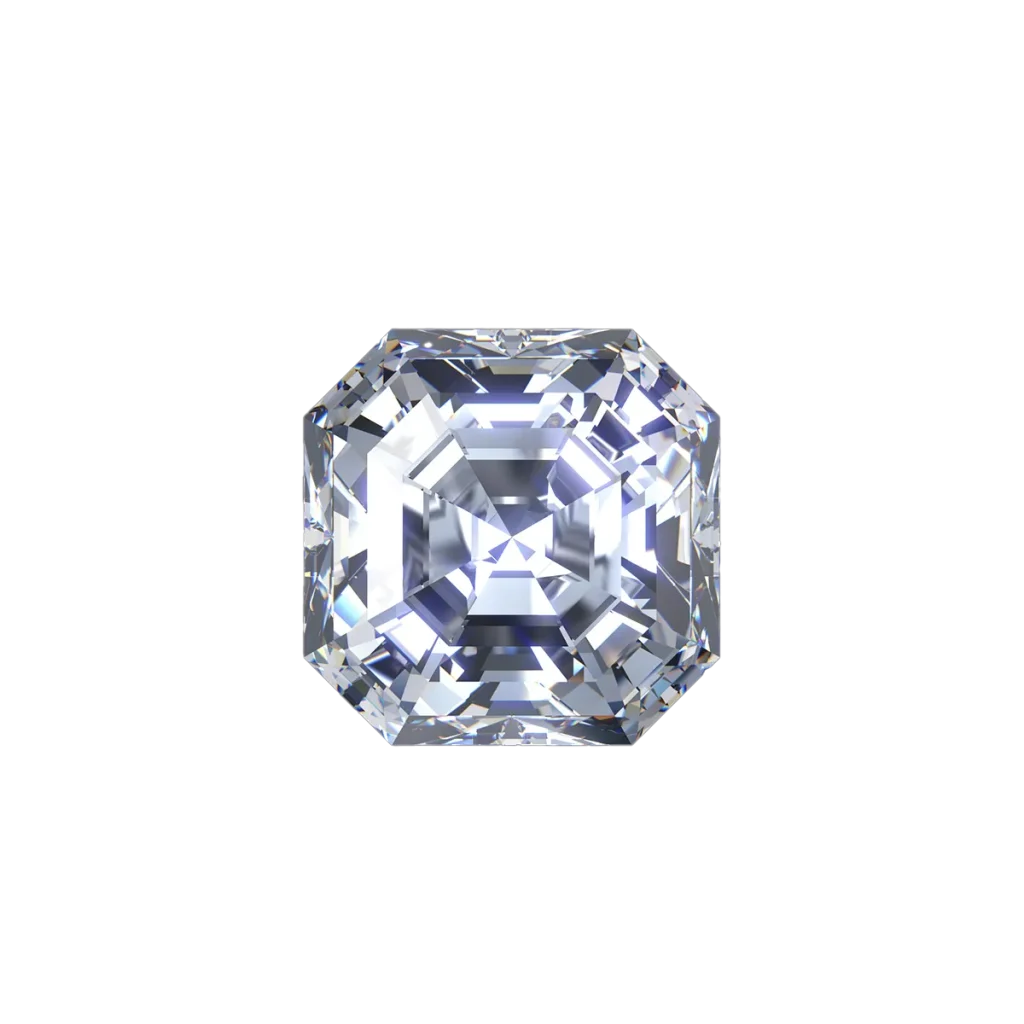 Asscher Shape Stone Diamond